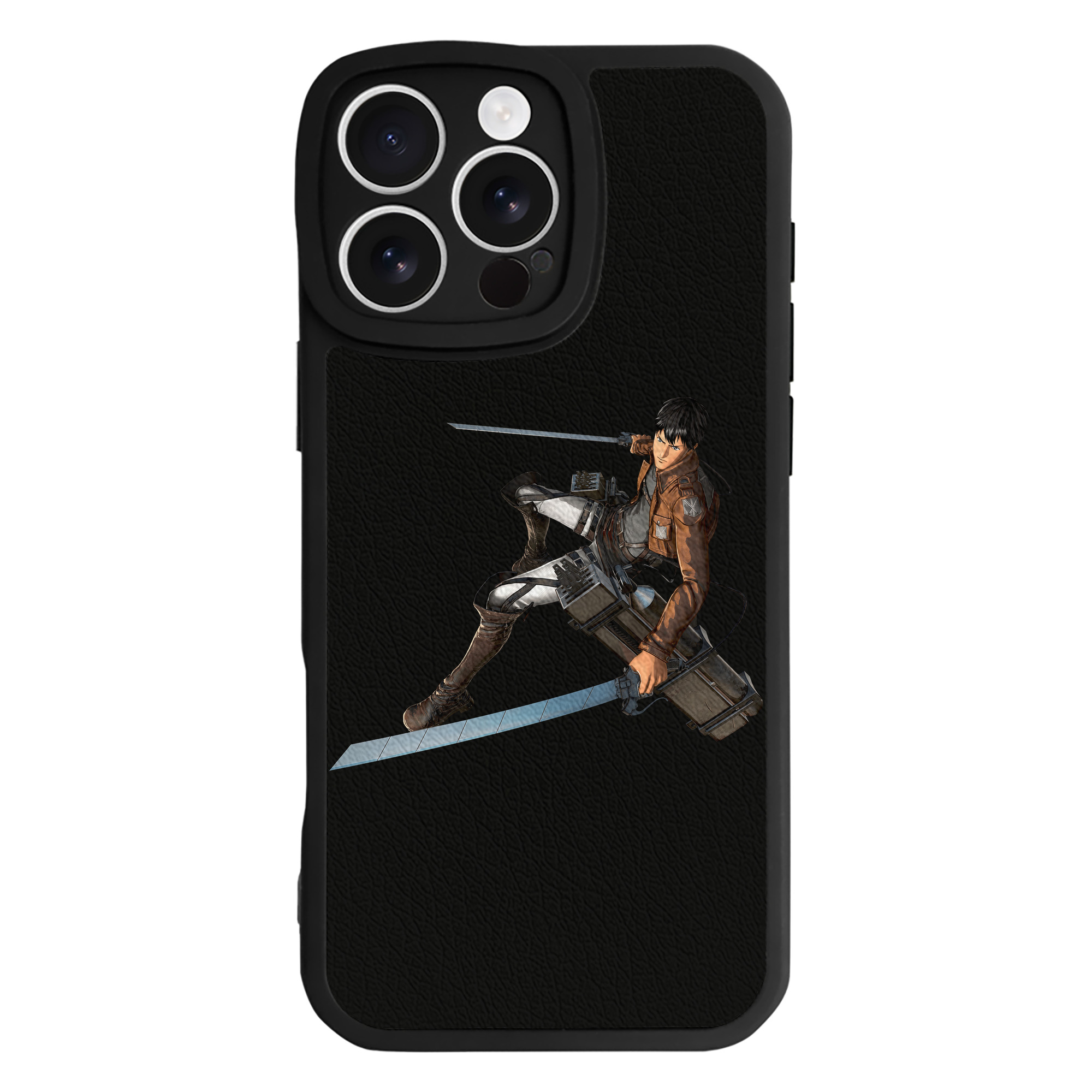 （画像用） 進撃の巨人 ベルトルト・フーバー Attack on Titan Bertholdt Hoover 【iPhone 16シリーズ対応】シリコンスマホケース（レザー調） 材質：シリコン